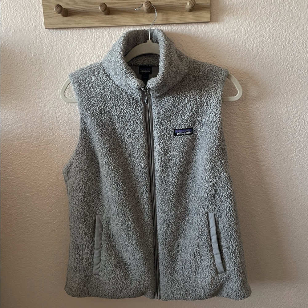 Patagonia Soft Gray Fleece Vest